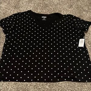 Black Star Pattern T-Shirt